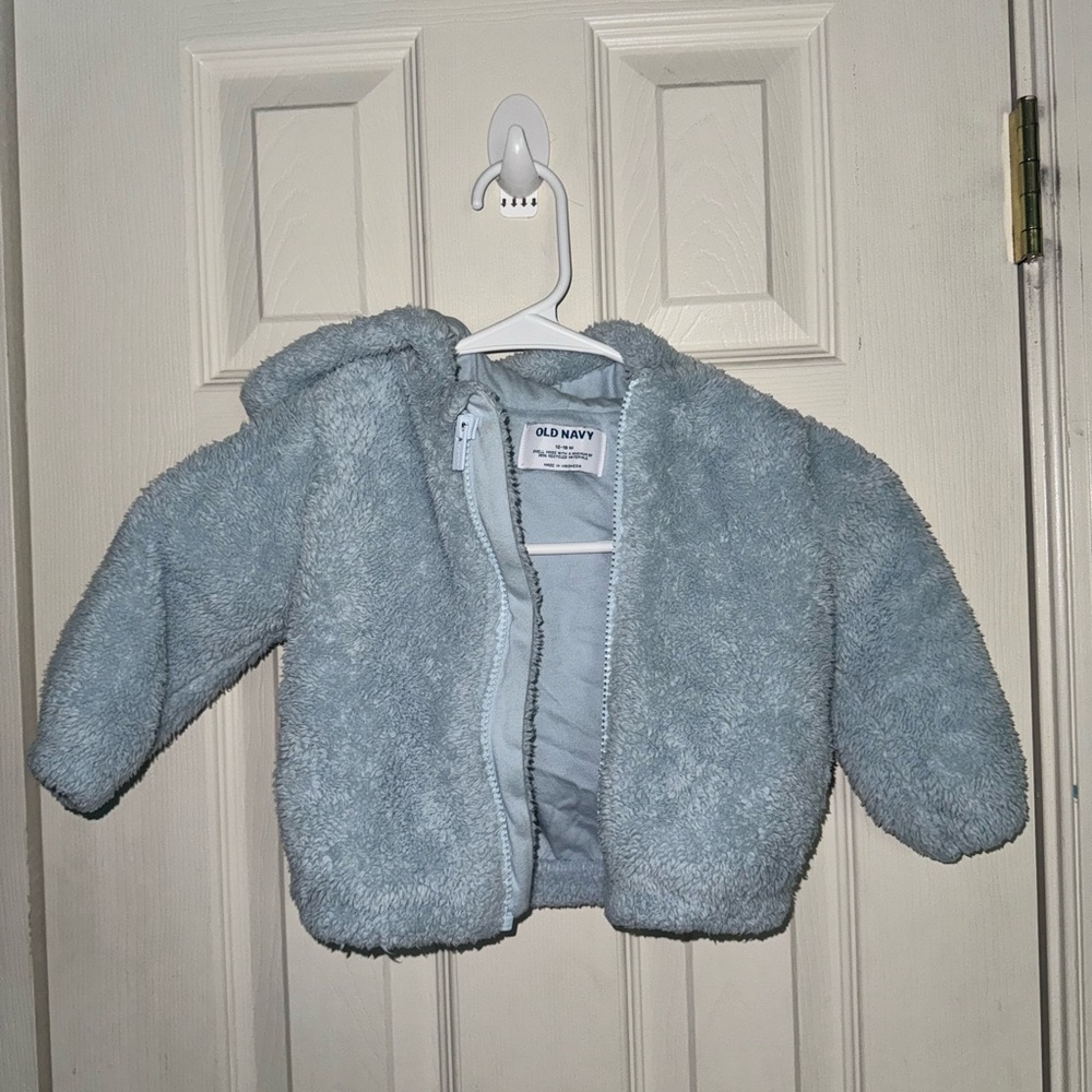 Old Navy Kids Cozy Blue Puffer Jacket